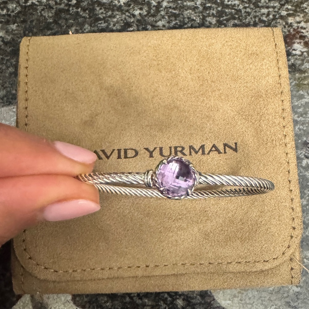 David Yurman Petite Chatelaine Amethyst Bracelet